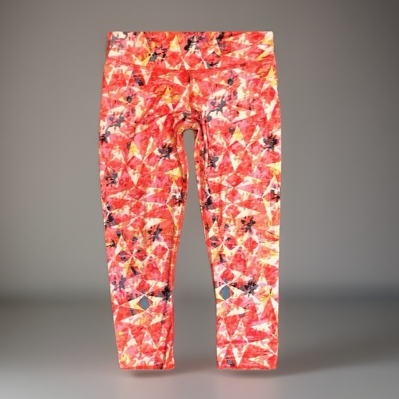 90 Degrees by Reflex Pink Printed Leggings - Picture 1 of 6